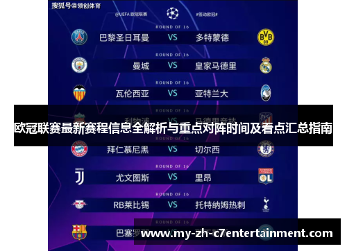 欧冠联赛最新赛程信息全解析与重点对阵时间及看点汇总指南 欧冠联赛最新赛程信息全解析与重点对阵时间及看点汇总指南